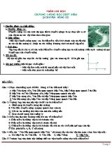 Giáo án dạy thêm Vật lý 10 cả năm